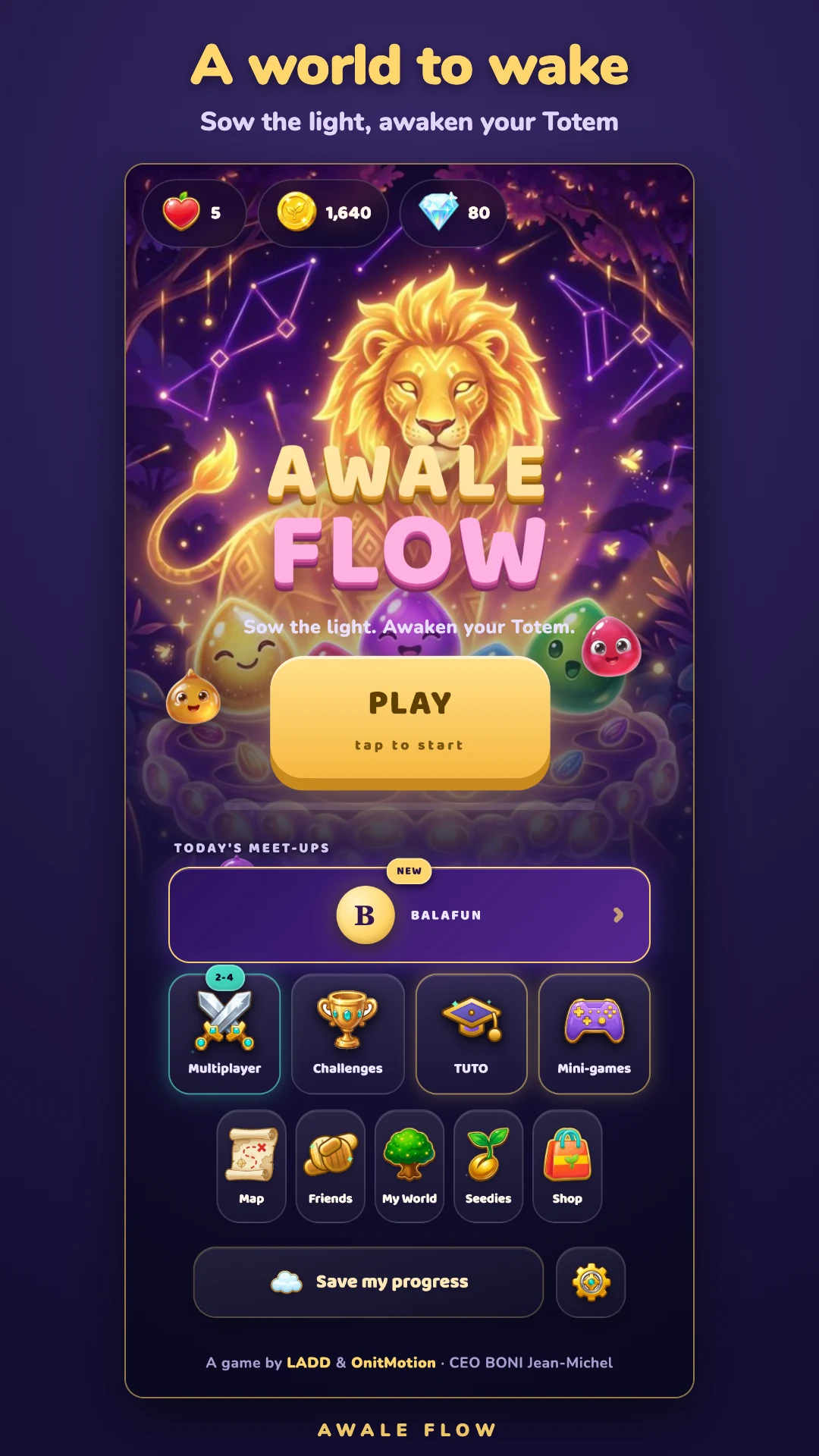 Awale Flow : Mancala Puzzle screenshot