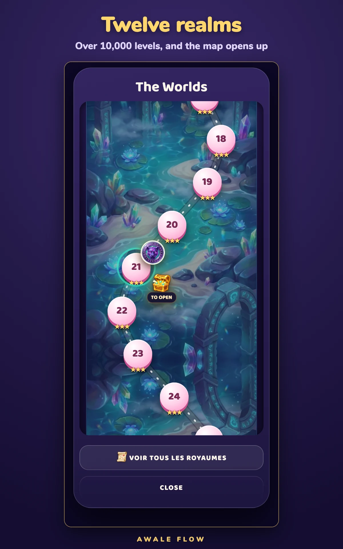 Awale Flow : Mancala Puzzle screenshot
